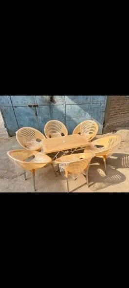 Plastic chairs and table 100% pure plastic Available - photo 3