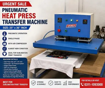 Pneumatic Heat Press Machine with Air Compressor