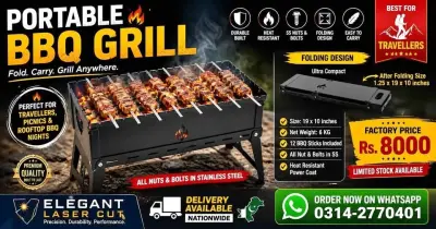 Portable BAR B Q GRILL for Sale in Saddar, Karachi