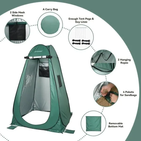 Portable Camping Shower Tent – Instant Privacy Shelter Hiking & Beach For Sale in New Karachi | Karachi Ads - photo 2
