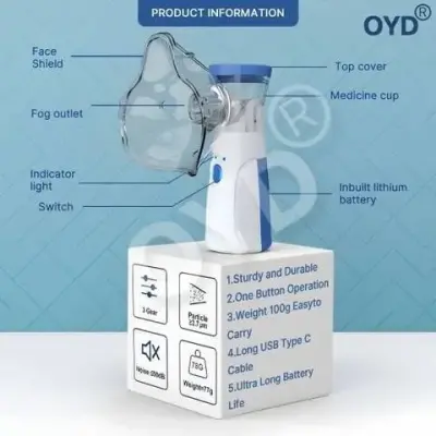 Portable Nebulizer Machine – Adults & Kids - photo 3