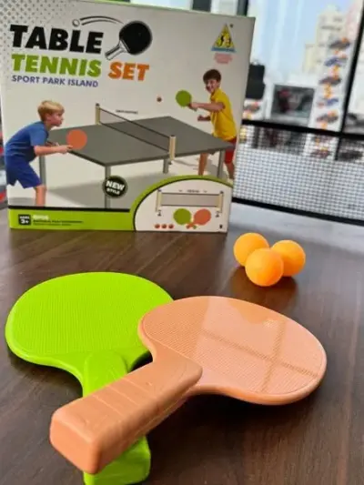Portable Table Tennis Set with Adjustable Retractable Net - photo 3