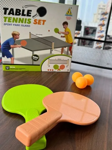 Portable Table Tennis Set with Adjustable Retractable Net - photo 3