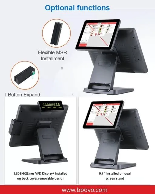 POS System Touch Screen 15.6 Inch 8th Gen BPOVO BO-A3 - photo 1