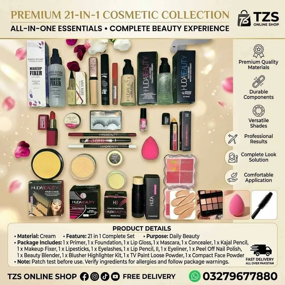 PREMIUM 21-IN-1 COSMETIC KIT - photo 1