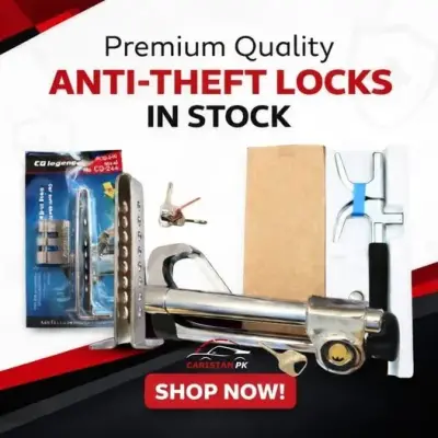 Premium Car Anti-Theft Steering Wheel Lock – Heavy Duty Security Lock For Sale in Gulistan-e-Jauhar | Karachi Ads