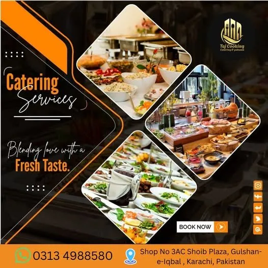 Premium Catering Services | Taj Cooking House Catering & Pakwan in Gulshan-e-Iqbal | Karachi Ads - photo 1