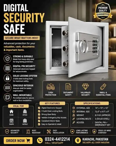 Premium Digital Security Safe by MNK Fabrications