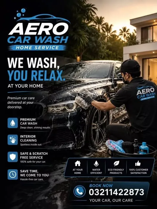 🚗 Premium Doorstep Car Wash Service in Gulshan-e-Iqbal | Karachi Ads - photo 1