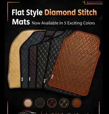 🚗 Premium Flat Style Diamond Stitch Floor Mats Now Available For Most Cars In Pakistan! For Sale in North Karachi | Karachi Ads