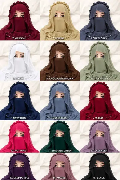 premium hijab with naqab For Sale in Gulistan-e-Jauhar | Karachi Ads