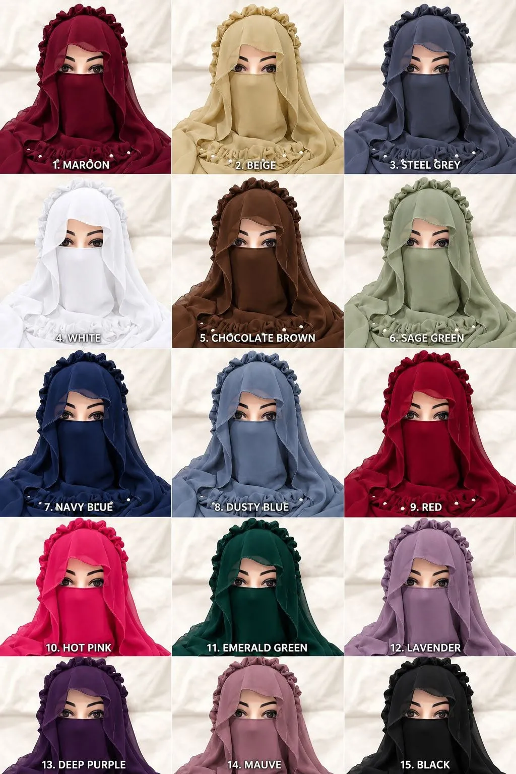 premium hijab with naqab For Sale in Gulistan-e-Jauhar | Karachi Ads - photo 1