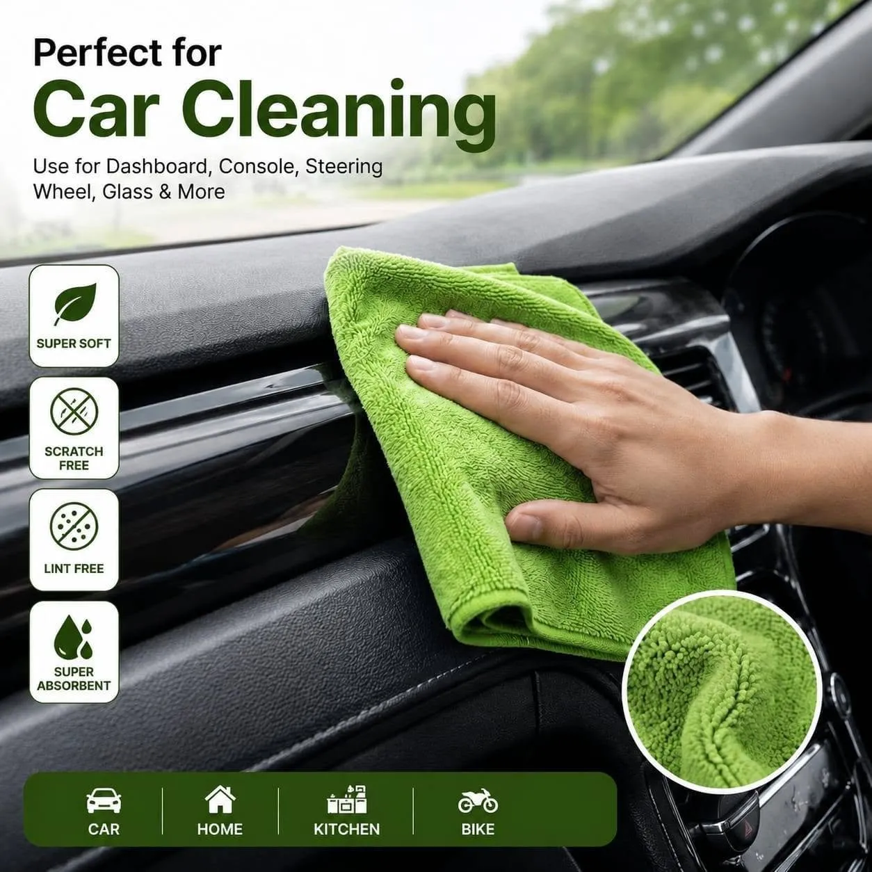 Premium Microfiber Cloths for Car For Sale in Shahra-e-Faisal | Karachi Ads - photo 1
