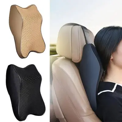 Premium Neck Pillow for Car Seat Black Memory Foam Support For Sale in Shahra-e-Faisal | Karachi Ads