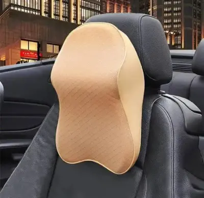 Premium Neck Pillow for Car Seat Black Memory Foam Support For Sale in Shahra-e-Faisal | Karachi Ads - photo 3