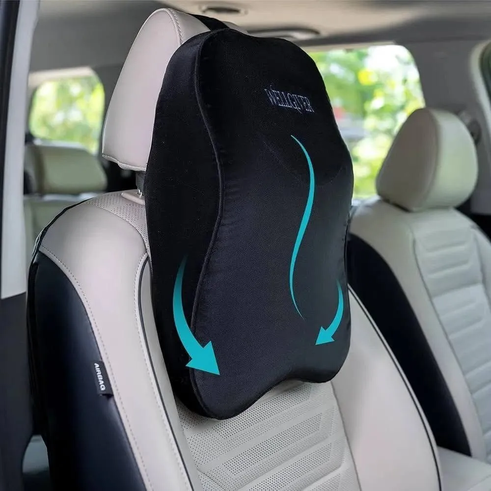 Premium Neck Pillow for Car Seat Black Memory Foam Support For Sale in Shahra-e-Faisal | Karachi Ads - photo 4