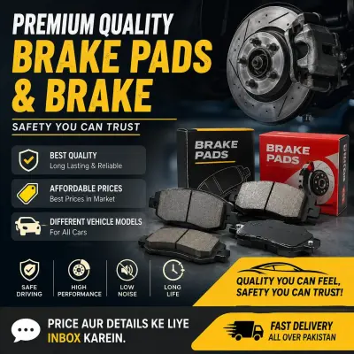 🚗 Premium Quality Brake Pads & Brake For Sale in PECHS | Karachi Ads