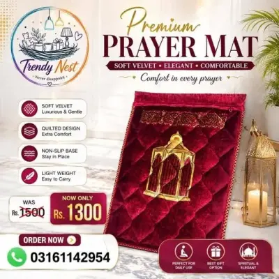 Premium Quality Prayer Mats available