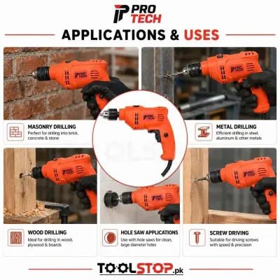 PRO TECH | Impact Drill PT81346P | 650W | 13mm - photo 2