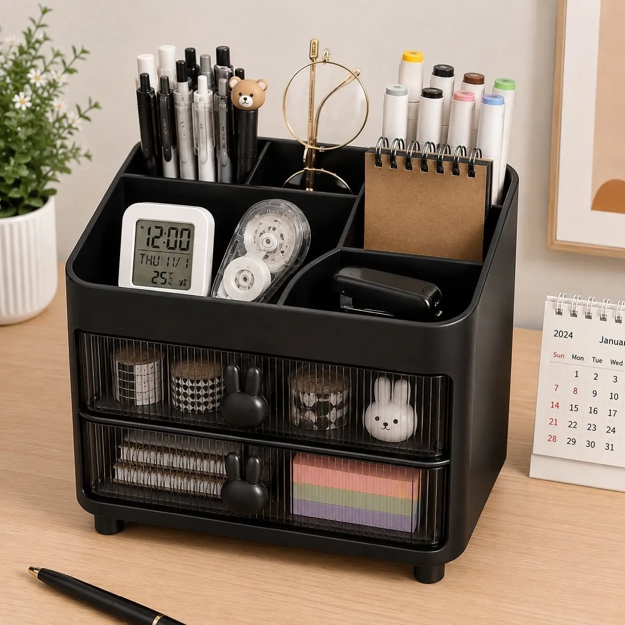 π€ Product Details β Black Desktop Stationery Organizer - photo 3