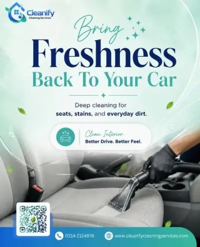 🚗 Professional Car Interior Deep Cleaning Service in Gulshan-e-Iqbal | Karachi Ads