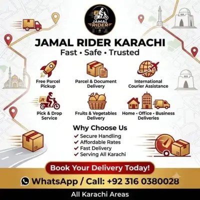Professional Delivery & Logistics Solutions Your trusted partner for fast, secure, and reliable delivery services in Karachi.