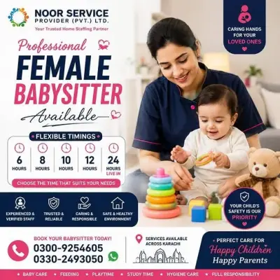 Professional Female Babysitters Available in Karachi