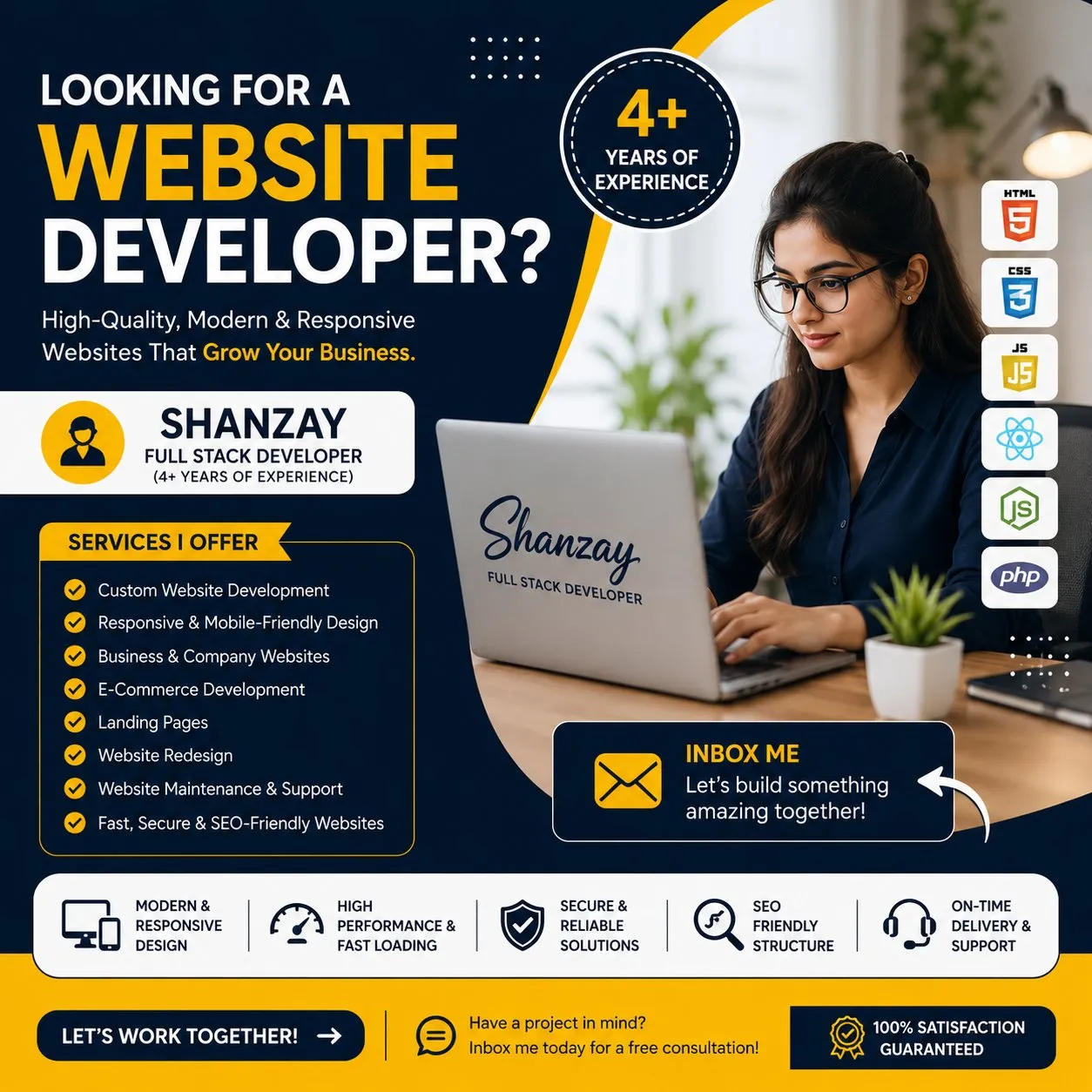 Professional Full Stack Website Developer | Modern & Responsive Website Design in Gulshan-e-Iqbal | Karachi Ads - photo 1