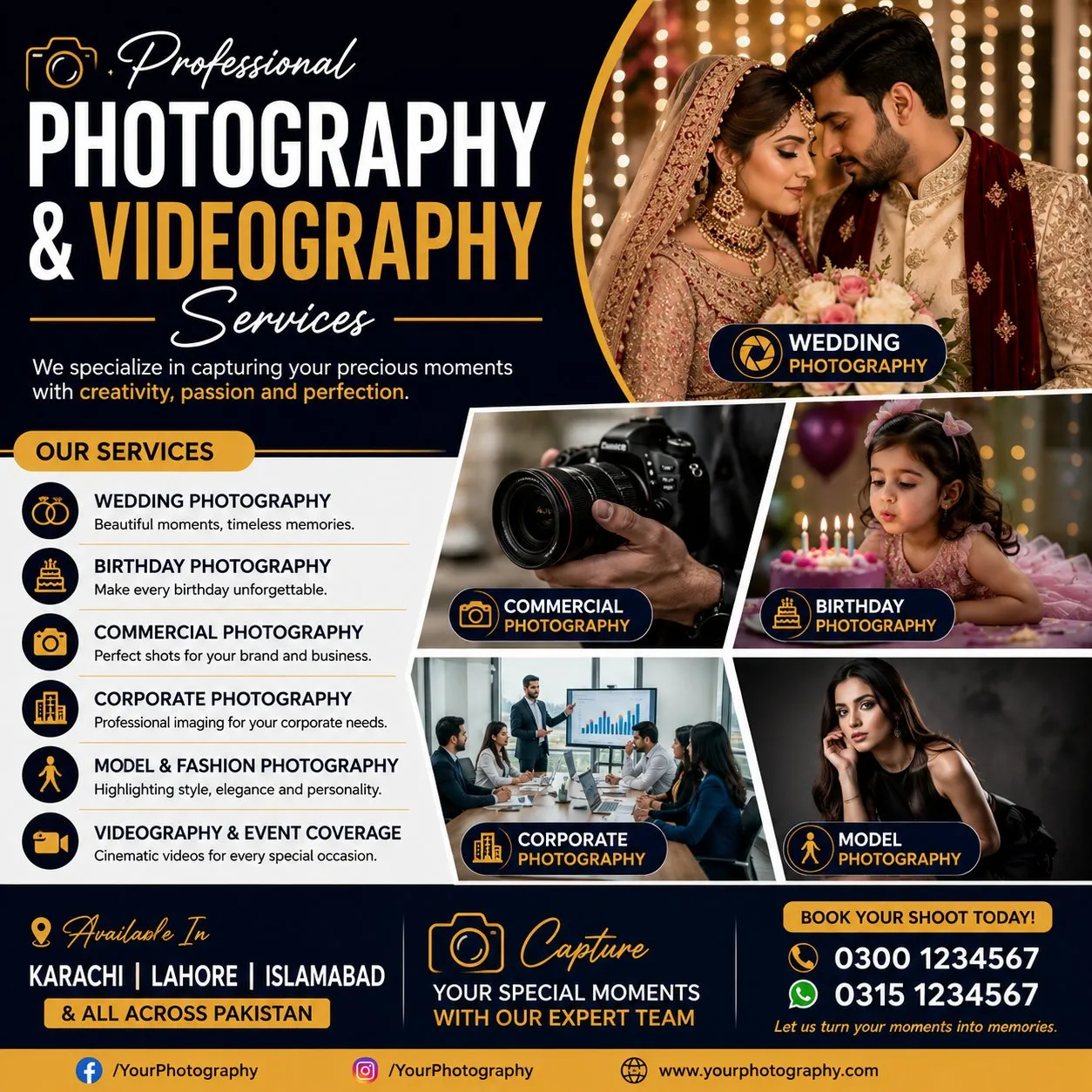 Professional Photography & Videography Services | Weddings, Events & Commercial Shoots in Gulistan-e-Jauhar | Karachi Ads - photo 1