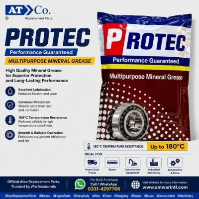 PROTEC Multipurpose Mineral Grease | High Performance Grease | Up to 180°C For Sale in Shahra-e-Faisal | Karachi Ads