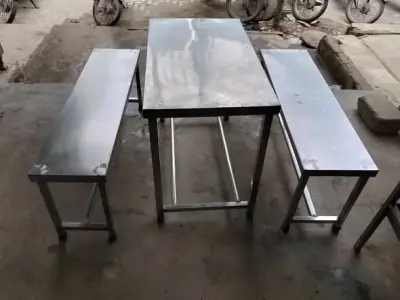 PURE STEEL TABLES — FOR SALE 🔥 3 Complete Table Sets Available