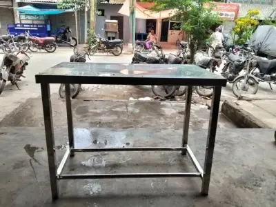 PURE STEEL TABLES — FOR SALE 🔥 3 Complete Table Sets Available - photo 2
