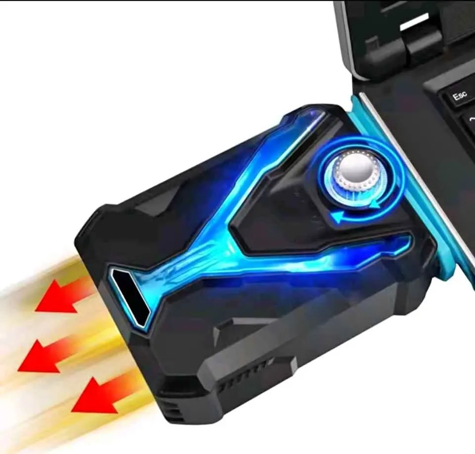 Radiator USB Portable Side Air Extracting Cooling Fan LED for Notebook Laptop For Sale in Malir, Karachi - photo 1