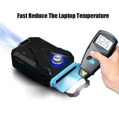 Radiator USB Portable Side Air Extracting Cooling Fan LED for Notebook Laptop For Sale in Malir, Karachi - photo 2