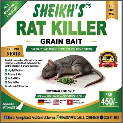 RAT Killer, cockroaches, Termite,over all insect killer in Gulistan-e-Jauhar | Karachi Ads