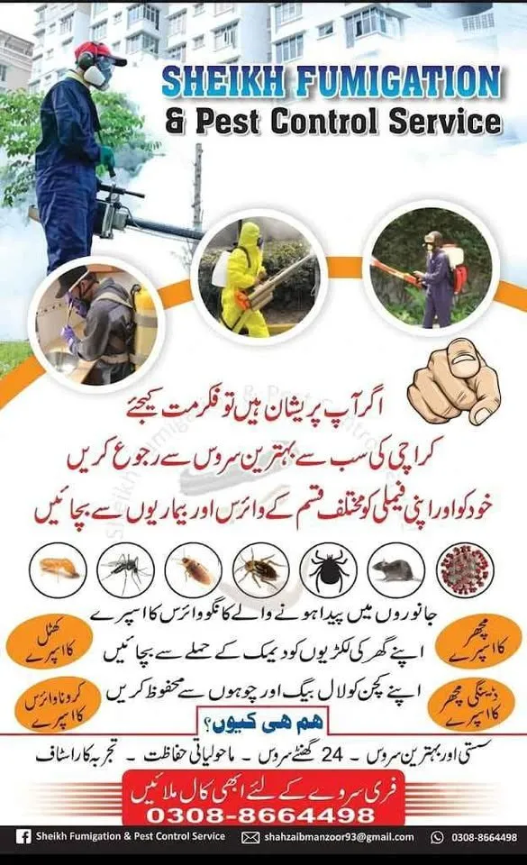 RAT Killer, cockroaches, Termite,over all insect killer in Gulistan-e-Jauhar | Karachi Ads - photo 2