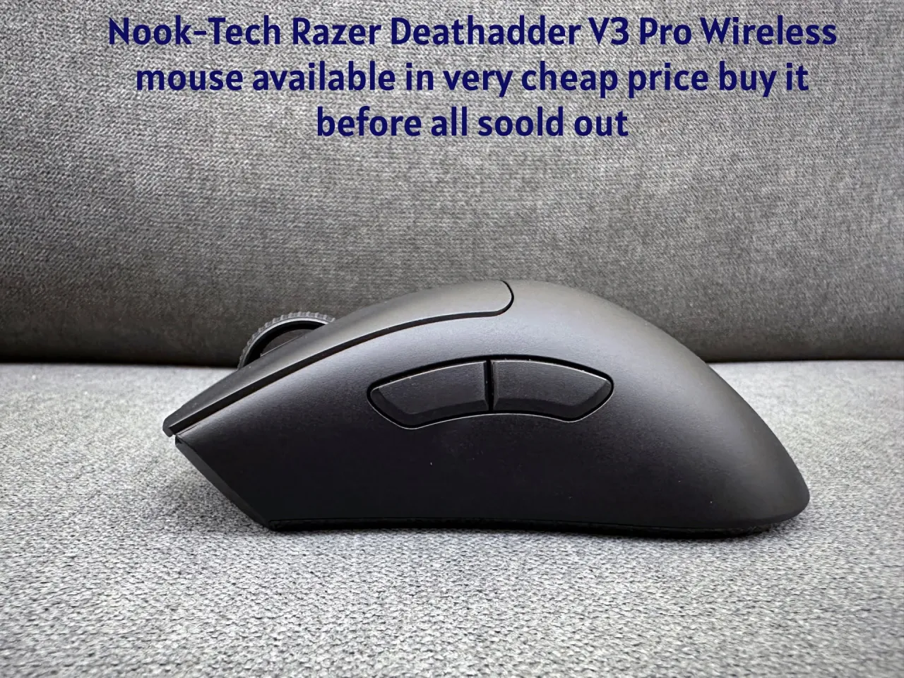 Razer DeathAdder V3 Pro Wireless gaming mouse For Sale in New Karachi, Karachi - photo 2