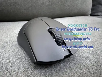 Razer DeathAdder V3 Pro Wireless gaming mouse For Sale in New Karachi, Karachi - photo 3