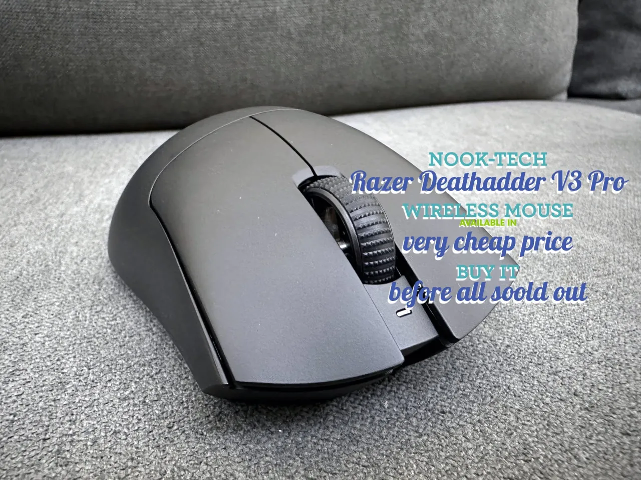 Razer DeathAdder V3 Pro Wireless gaming mouse For Sale in New Karachi, Karachi - photo 3