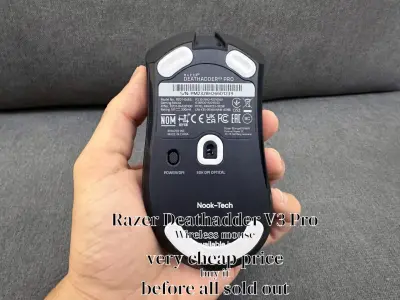 Razer DeathAdder V3 Pro Wireless gaming mouse For Sale in New Karachi, Karachi - photo 4