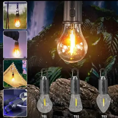 Rechargeable Camping Hanging Bulb Discount On Quantity For Sale in New Karachi | Karachi Ads