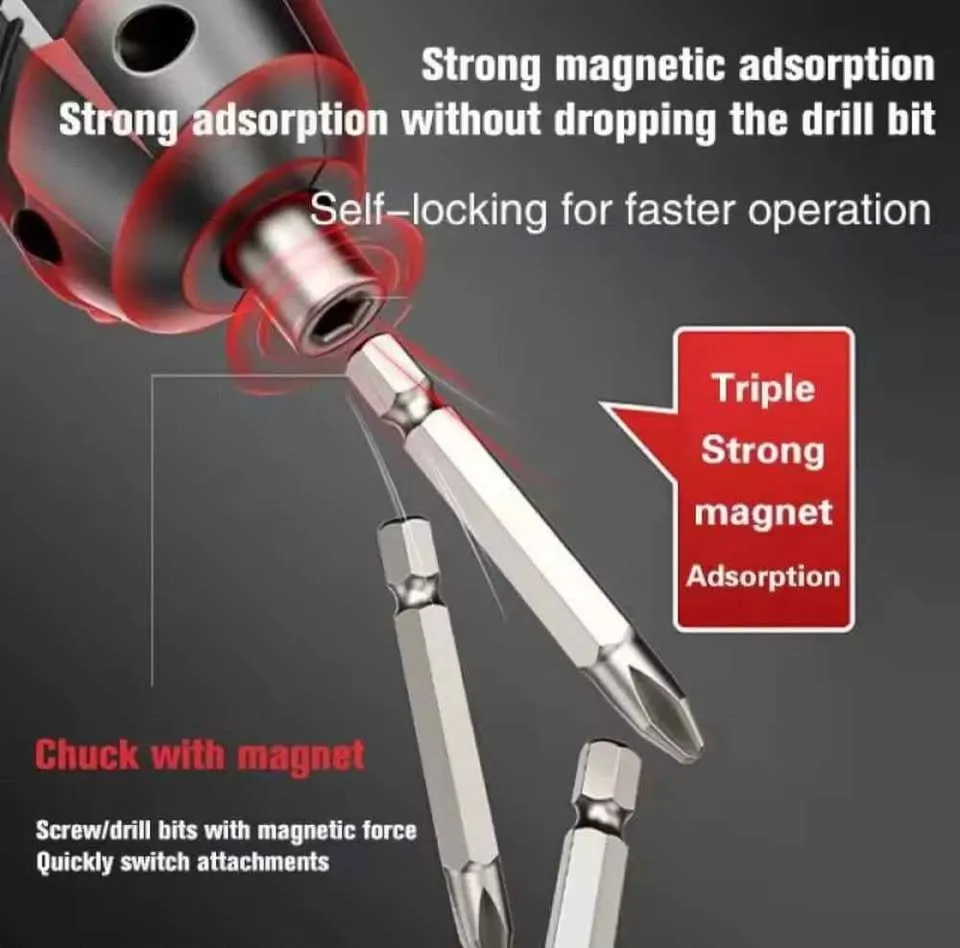 Rechargeable Cordless Screwdriver Tool Set π¨π³ - photo 4