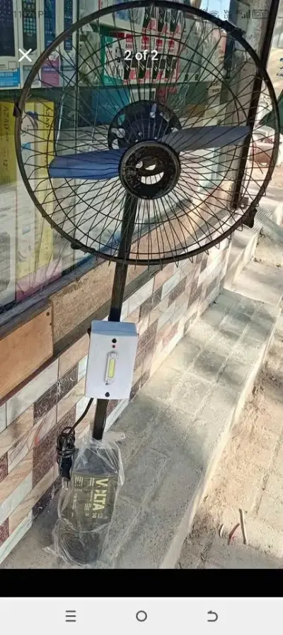 Rechargeable pedistal fan /5 hours backup for Sale in Saddar, Karachi