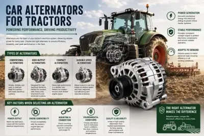 🚜 Reliable Alternators for Tractors – Powering Modern Agriculture For Sale in Nazimabad | Karachi Ads