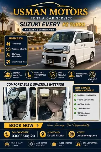 rent a car services in Gulistan-e-Jauhar | Karachi Ads