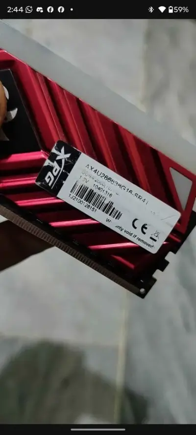 RGB RAM DDR4 XPG 8GB For Sale in New Karachi, Karachi - photo 3