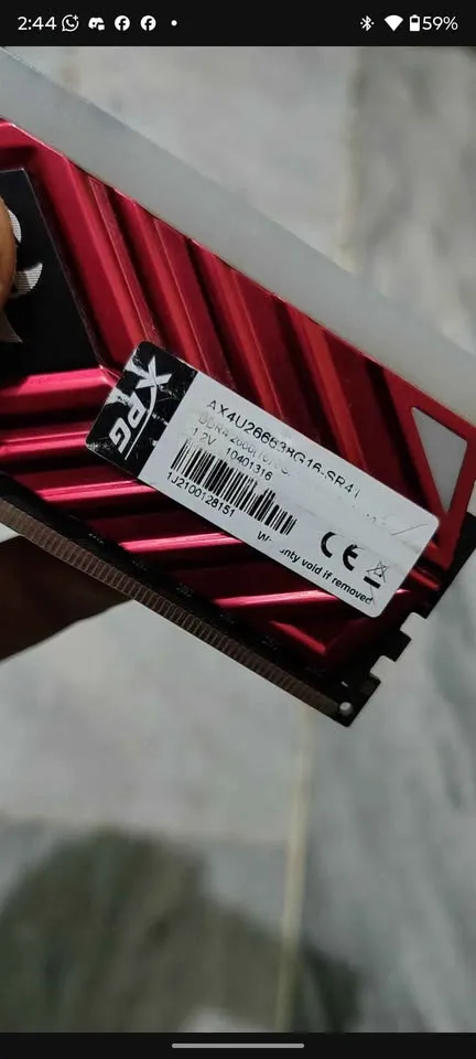 RGB RAM DDR4 XPG 8GB For Sale in New Karachi, Karachi - photo 3