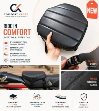 🏍️ Ride Longer. Ride More Comfortably.