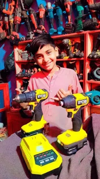 Ryobi Brushless Hammer Drill Machine