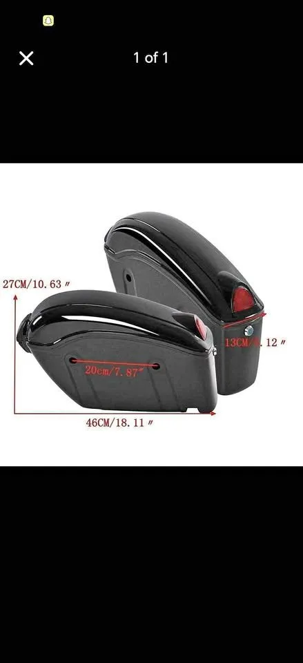 Saddle boxes / Tour boxes for motorcycle For Sale in New Karachi | Karachi Ads - photo 1